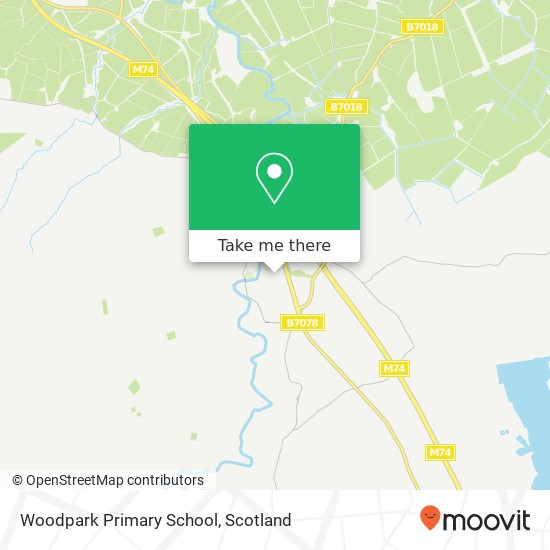 Woodpark Primary School map