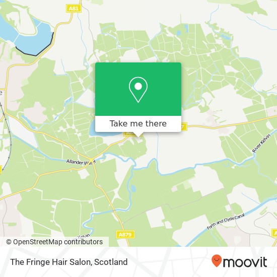 The Fringe Hair Salon map