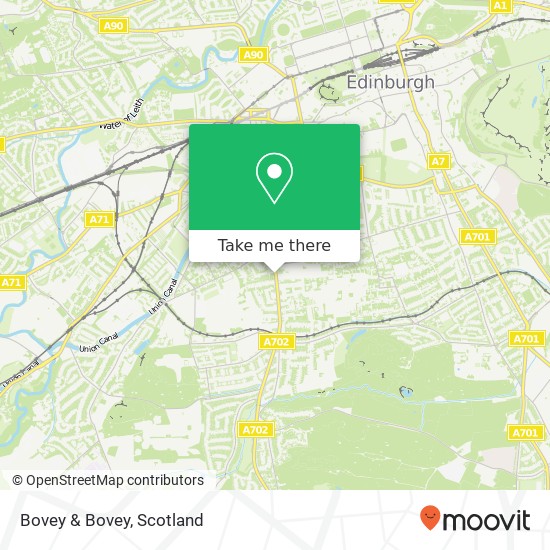 Bovey & Bovey map