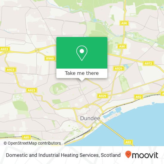 Domestic and Industrial Heating Services map