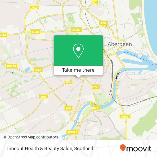 Timeout Health & Beauty Salon map