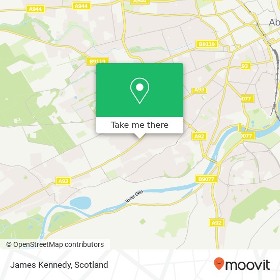 James Kennedy map