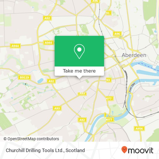 Churchill Drilling Tools Ltd. map