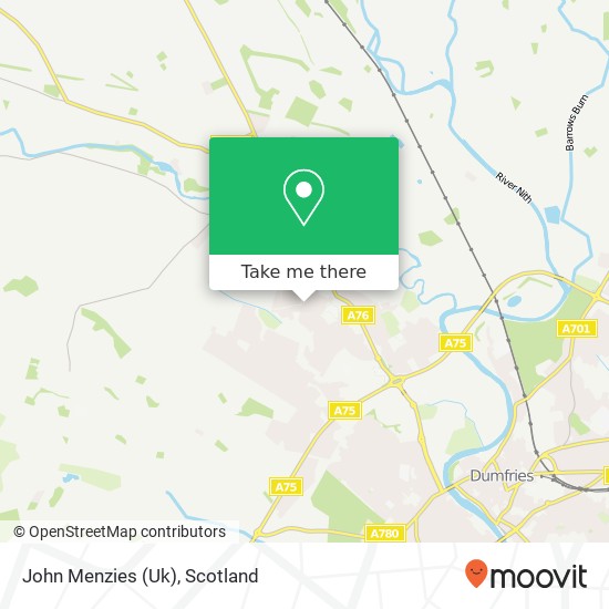 John Menzies (Uk) map