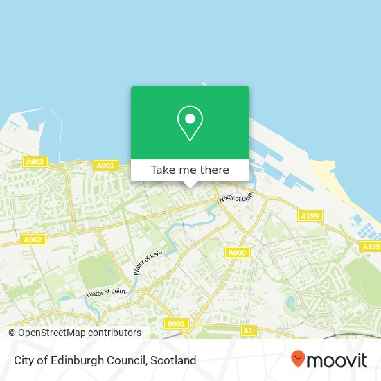 City of Edinburgh Council map