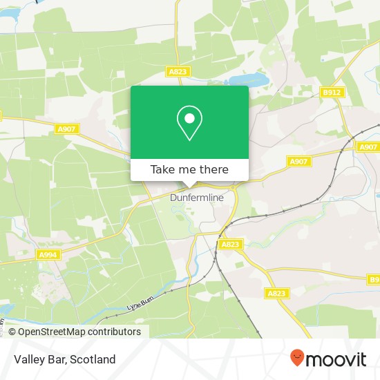 Valley Bar map