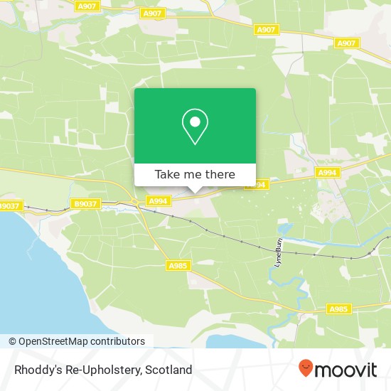 Rhoddy's Re-Upholstery map