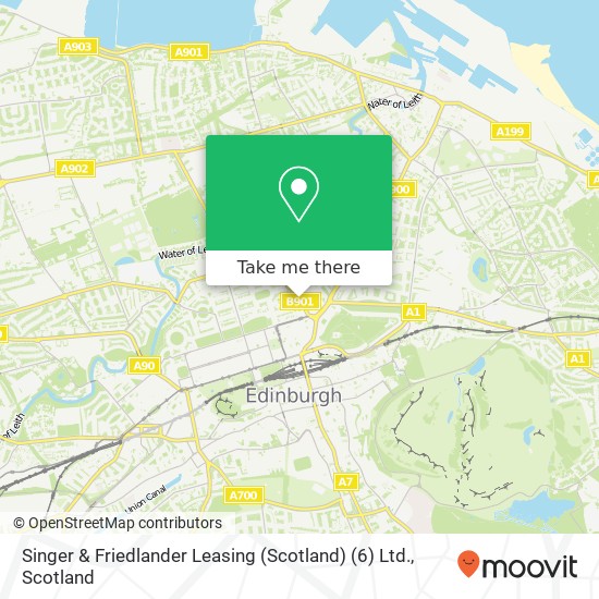 Singer & Friedlander Leasing (Scotland) (6) Ltd. map