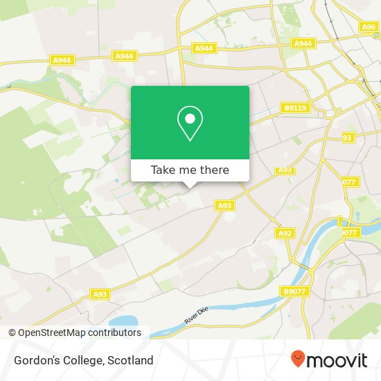 Gordon's College map
