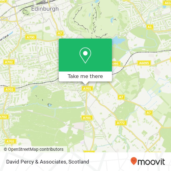 David Percy & Associates map