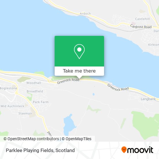 Parklee Playing Fields map