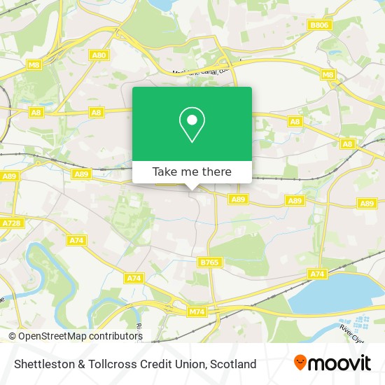 Shettleston & Tollcross Credit Union map