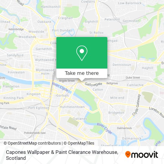 Capones Wallpaper & Paint Clearance Warehouse map