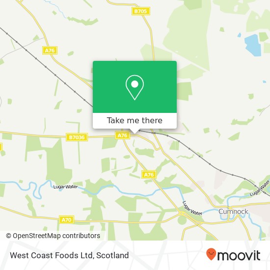 West Coast Foods Ltd map