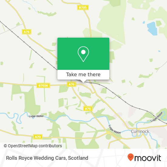 Rolls Royce Wedding Cars map