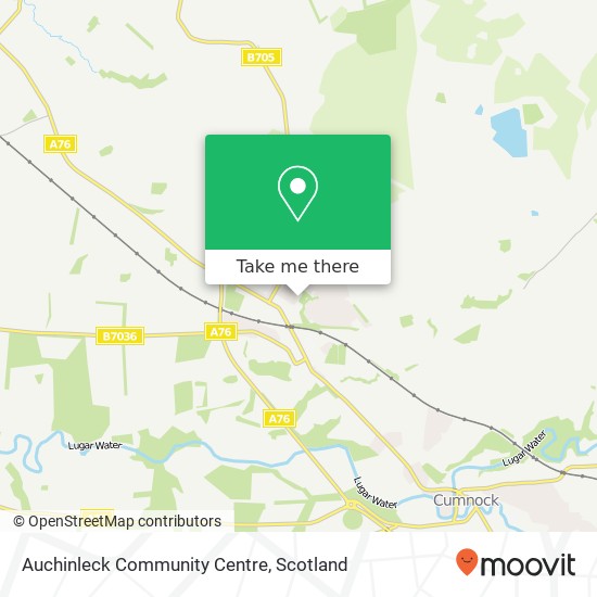 Auchinleck Community Centre map