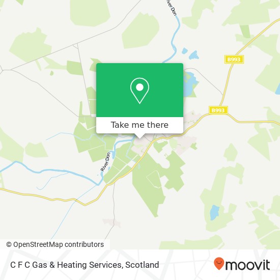 C F C Gas & Heating Services map