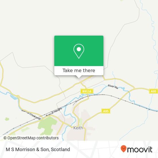 M S Morrison & Son map