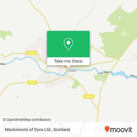 Mackinnon's of Dyce Ltd. map