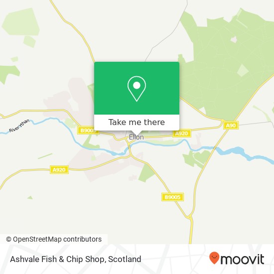 Ashvale Fish & Chip Shop map