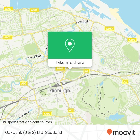 Oakbank (J & S) Ltd map
