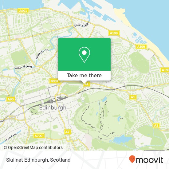 Skillnet Edinburgh map