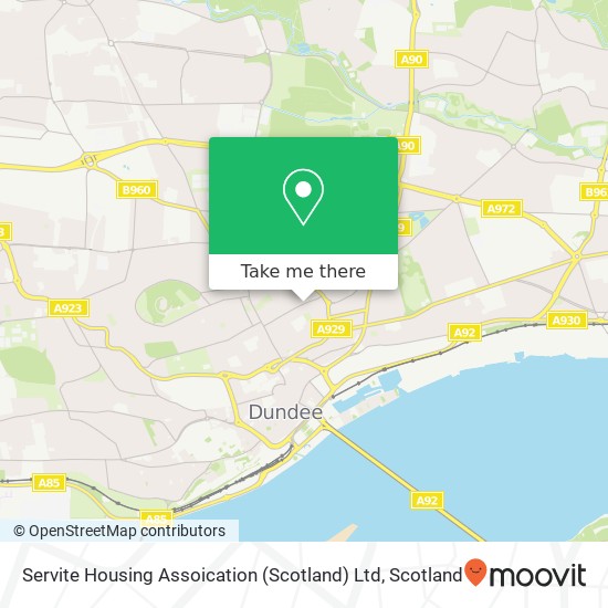 Servite Housing Assoication (Scotland) Ltd map