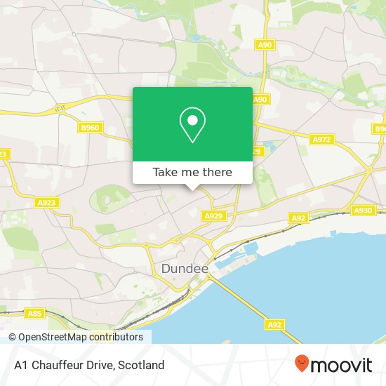 A1 Chauffeur Drive map