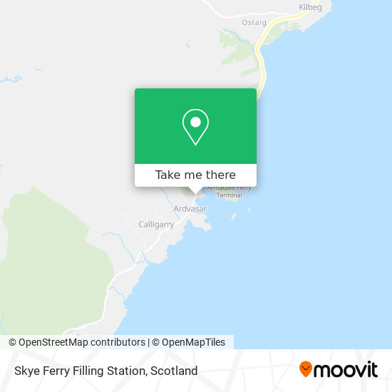 Skye Ferry Filling Station map