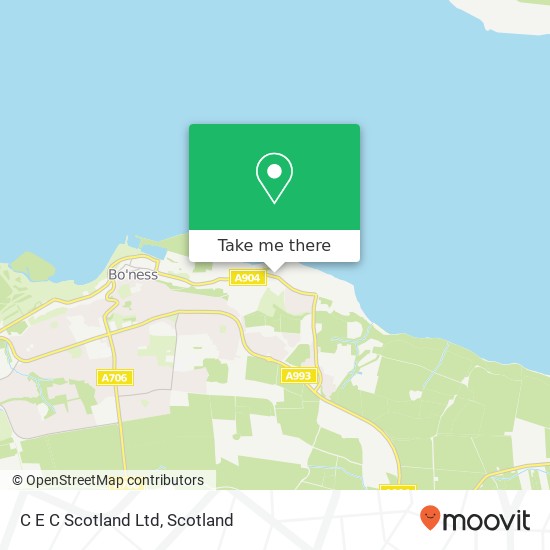 C E C Scotland Ltd map