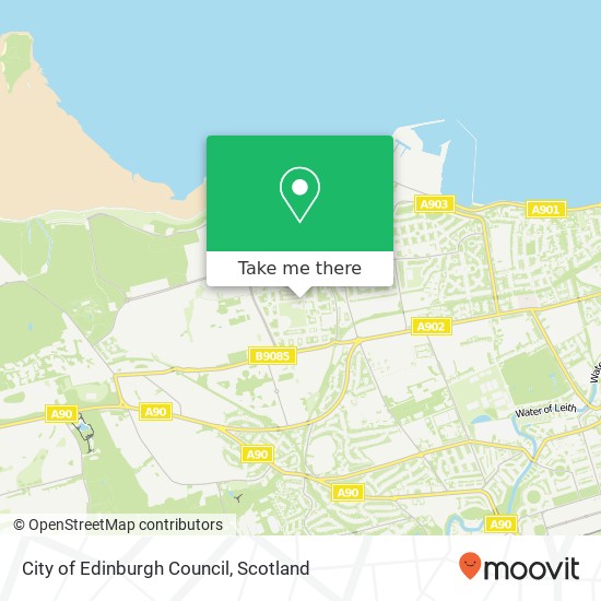 City of Edinburgh Council map