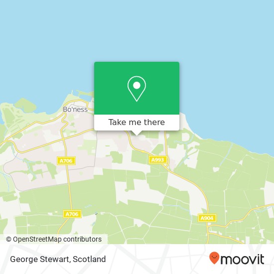 George Stewart map