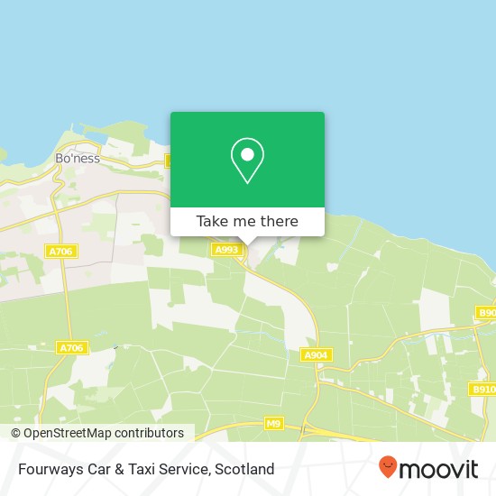 Fourways Car & Taxi Service map