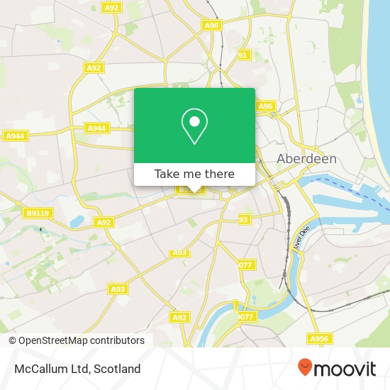 McCallum Ltd map