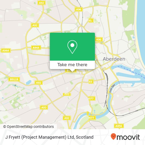 J Fryett (Project Management) Ltd map