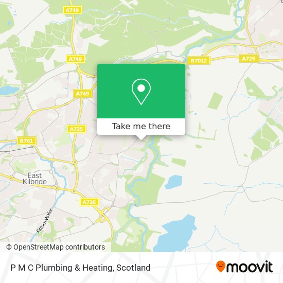 P M C Plumbing & Heating map