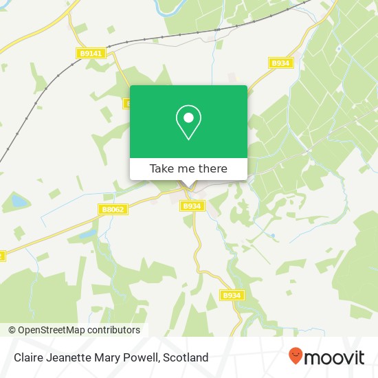 Claire Jeanette Mary Powell map