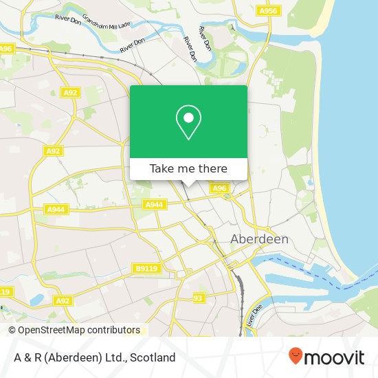 A & R (Aberdeen) Ltd. map