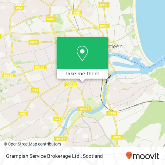 Grampian Service Brokerage Ltd. map