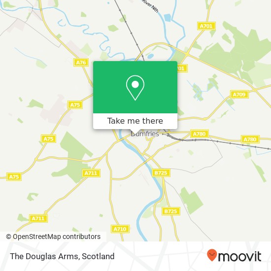 The Douglas Arms map