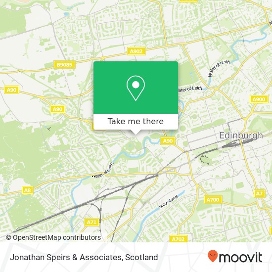 Jonathan Speirs & Associates map