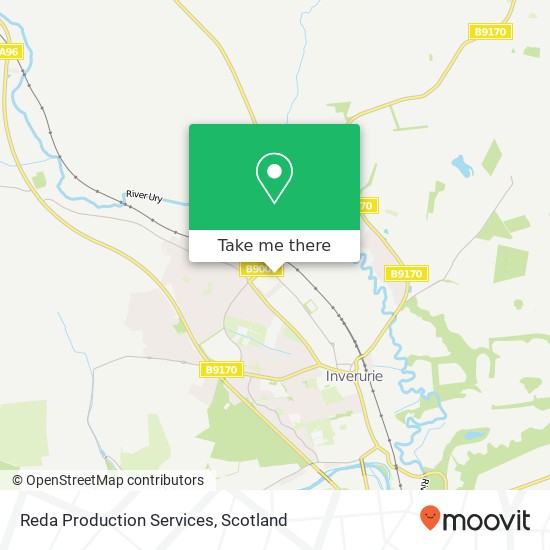 Reda Production Services map