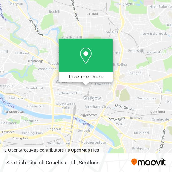 Scottish Citylink Coaches Ltd. map