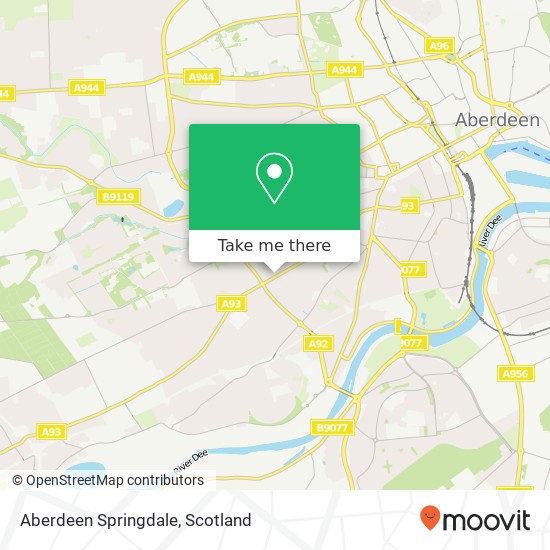 Aberdeen Springdale map