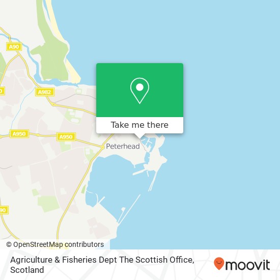 Agriculture & Fisheries Dept The Scottish Office map