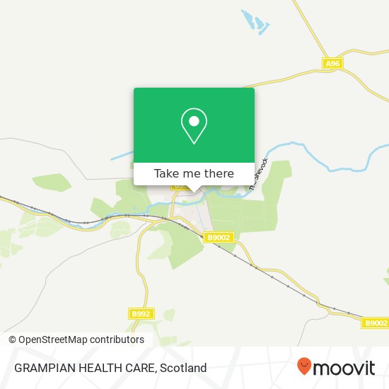 GRAMPIAN HEALTH CARE map