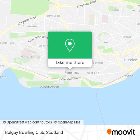 Balgay Bowling Club map