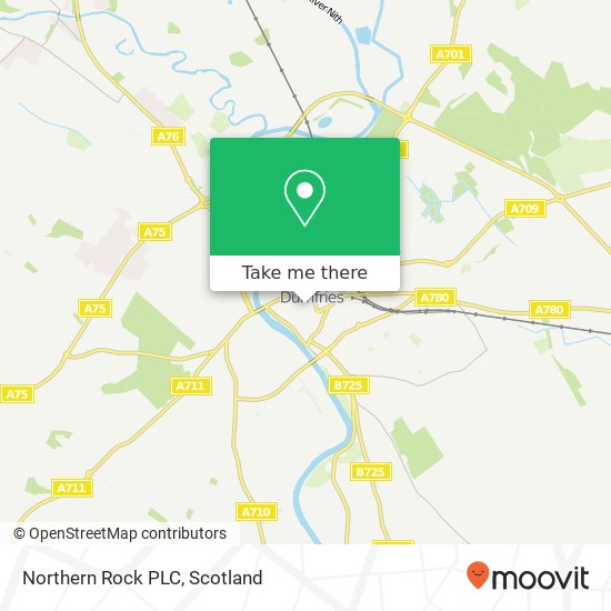 Northern Rock PLC map