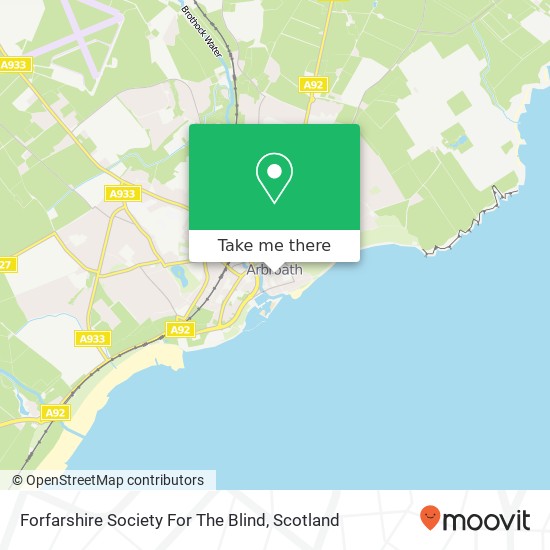 Forfarshire Society For The Blind map