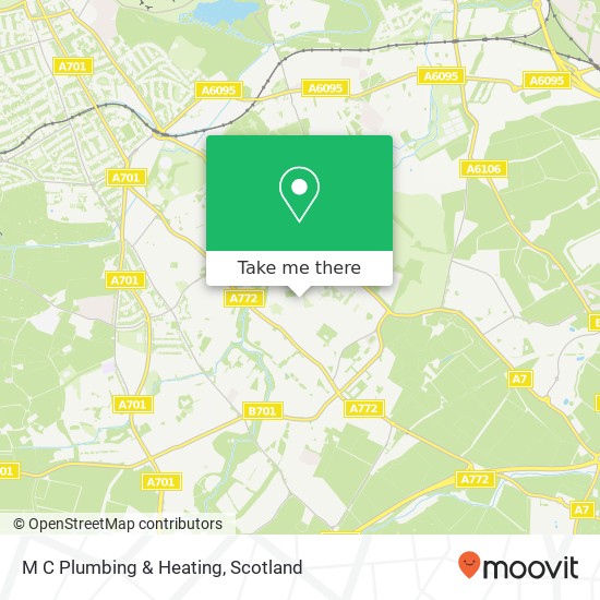 M C Plumbing & Heating map